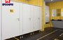 WC cubicles for sanitary conveniences from flakeboard, serie "PF 25M standard" №8