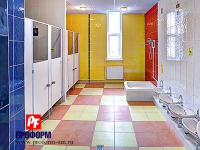 WC cubicles for kids for kindergardens and schools, serie “PF for kids” №1