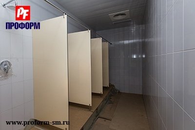 Shower cubicles from monolith plastic, serie “PF shower monolith” №2
