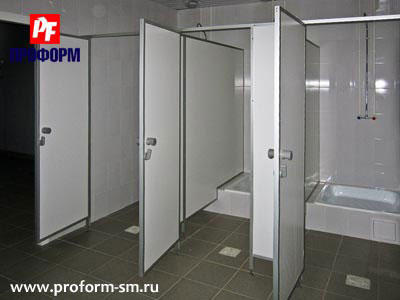 Shower cubicles from sandwich panels, serie “PF shower sandwich” №1