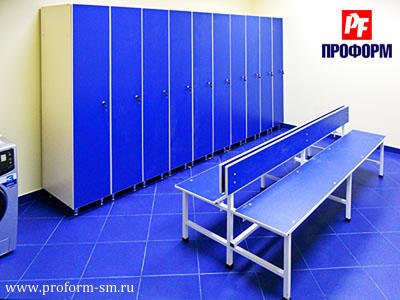 Lockers for fitting rooms from flakeboard №4