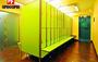 Sectional lockers from HPL for fitting rooms №6