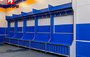 Lockers from HPL for fitting rooms for sports teams №7