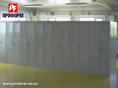 Module metal lockers for fitting rooms, serie PFM-M №2
